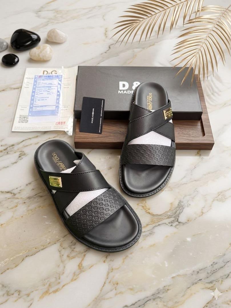 SANDALE DOLCE & GABBANA NOIR