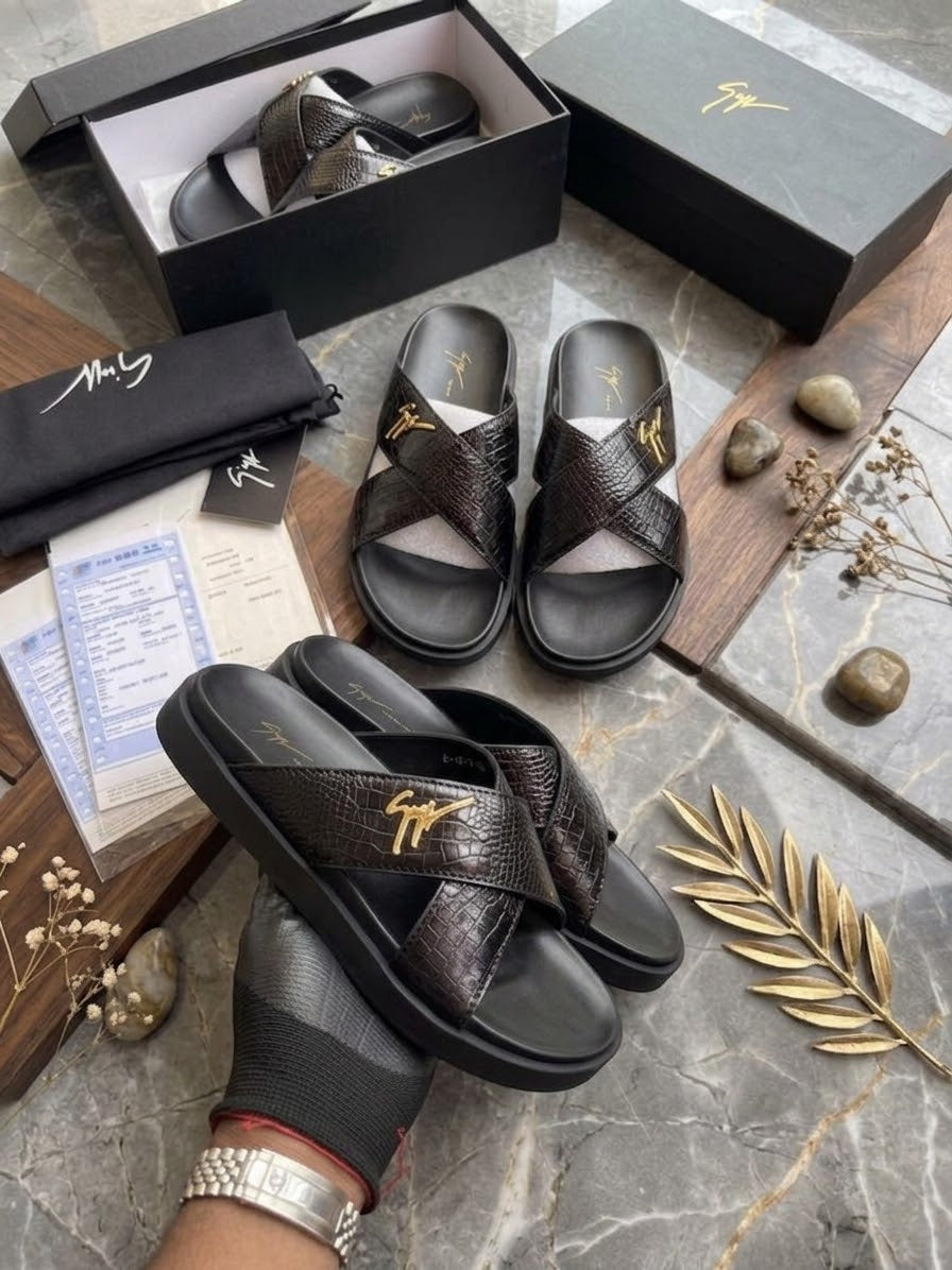 SANDALE GIUSEPPE ZANOTTI NOIR