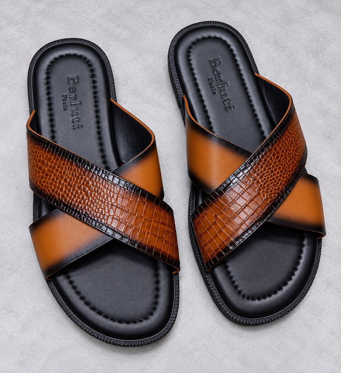 Sandale Berluti marron