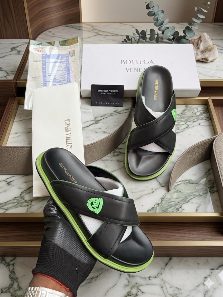 SANDALE BOTTEGA VENETA NOIR
